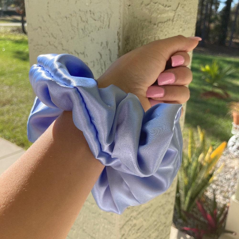 Satin handmade bundle 2 extra scrunchies with the Lavender scrunchie